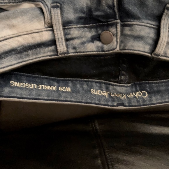 Calvin Klein ankle denim legging - Picture 3 of 3